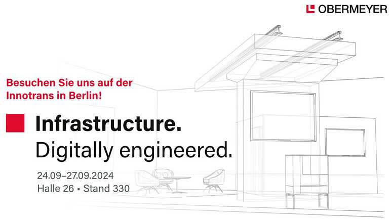 OBERMEYER Infrastruktur auf der diesjährigen InnoTrans